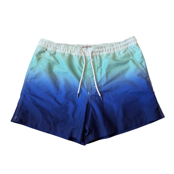 American Eagle swim suit/trunks size Large, Teals & Blues - Picture 1 of 8